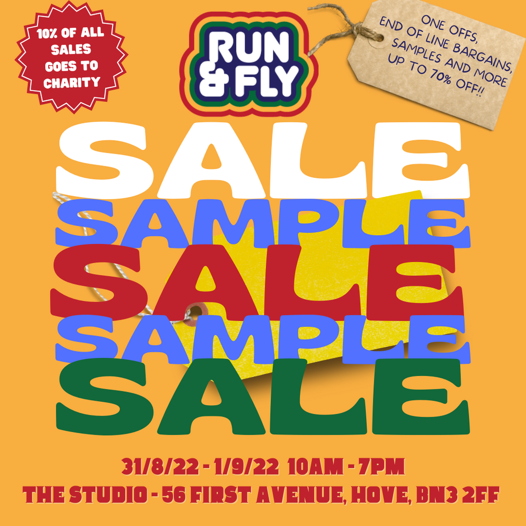 Want up to 70% off? Run & Fly Sample Sale!