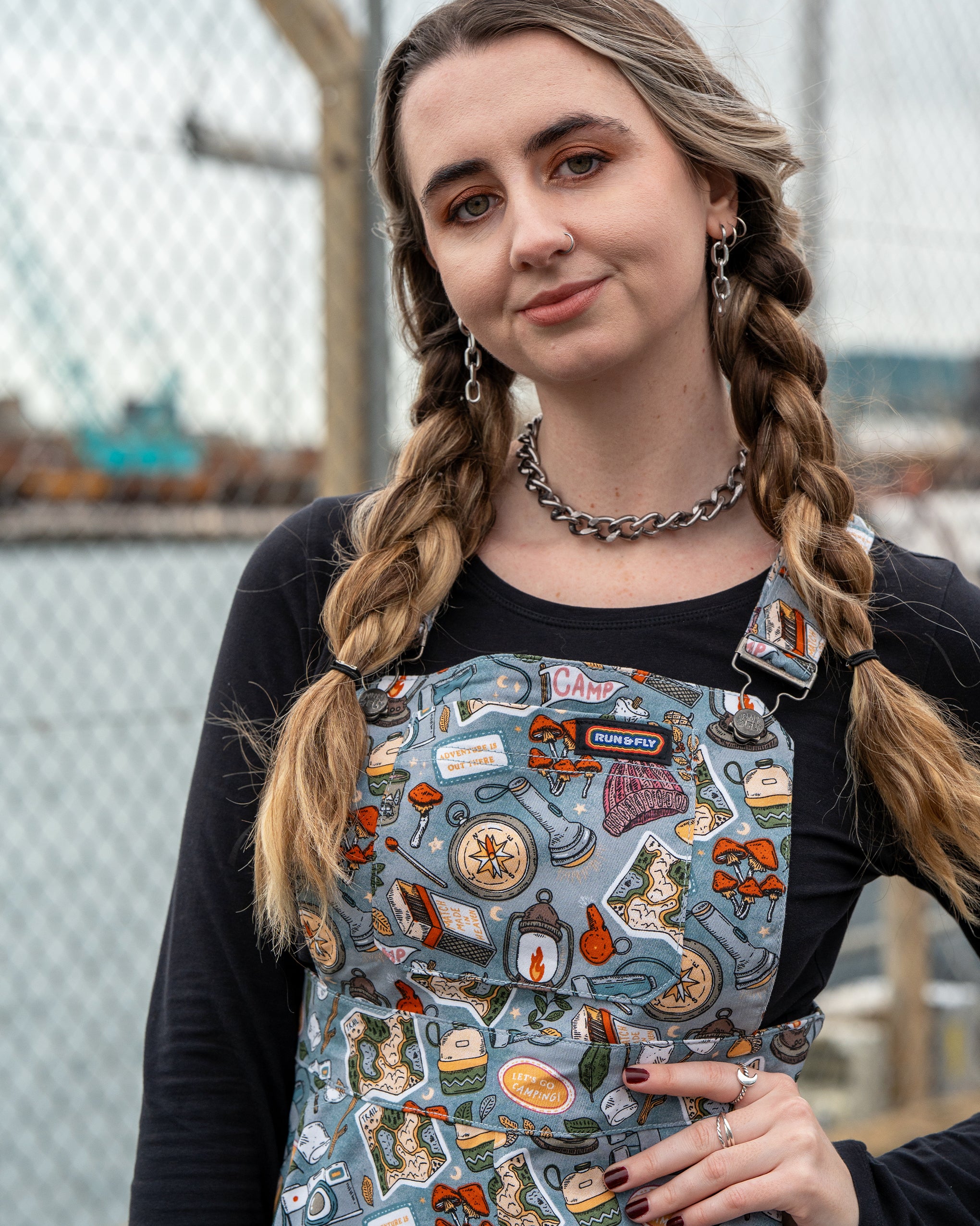 Camp Club Pinafore Dress UK | Run & Fly x Freya Illustrates
