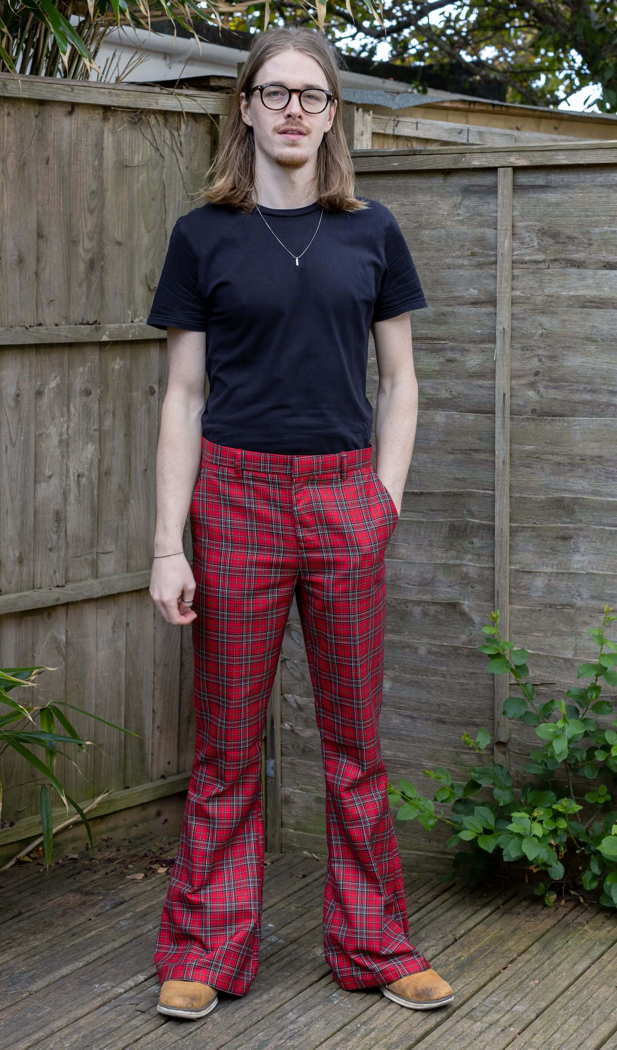 British plaid pants online