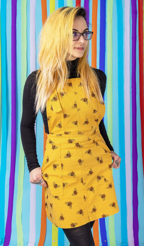 Bryar Bee Pinafore Dress