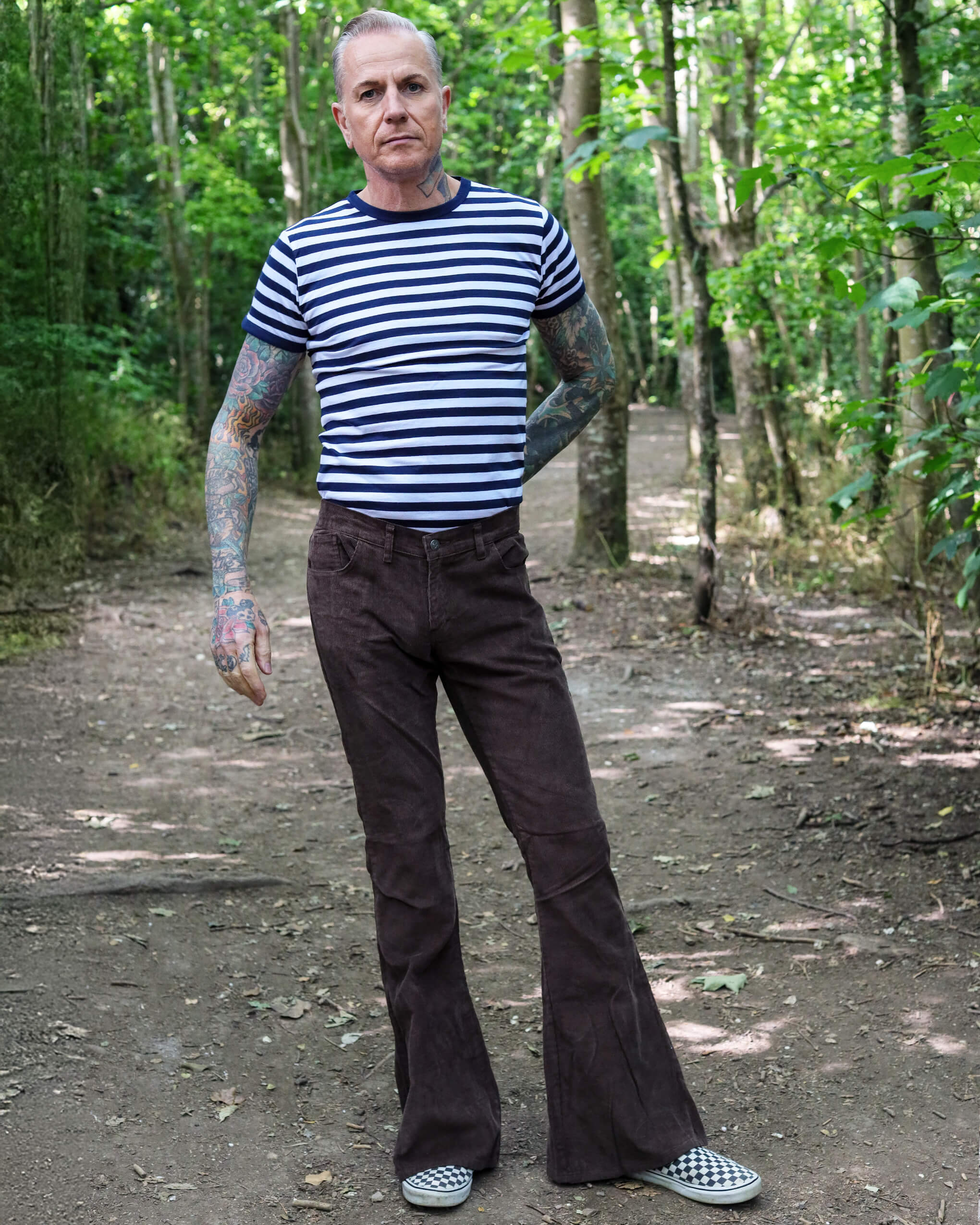 Brown Corduroy Bell Bottom Super Flares – Run and Fly