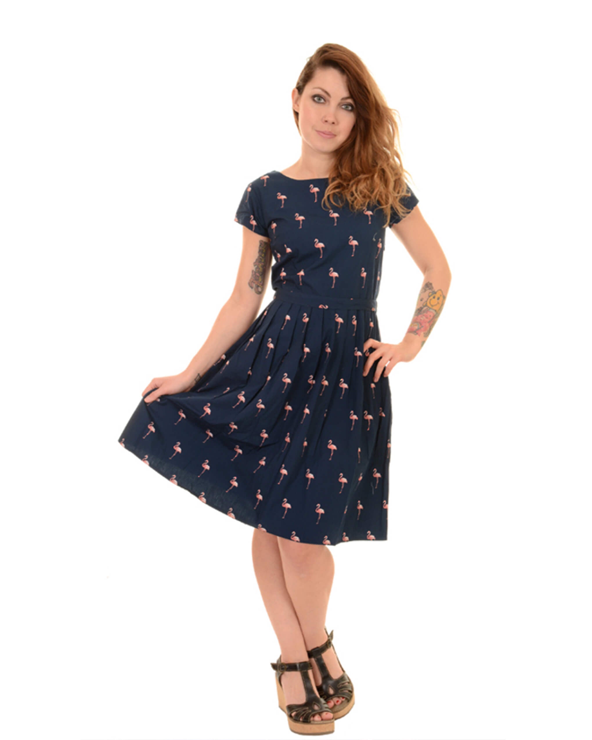 Flamingo tea dress sales
