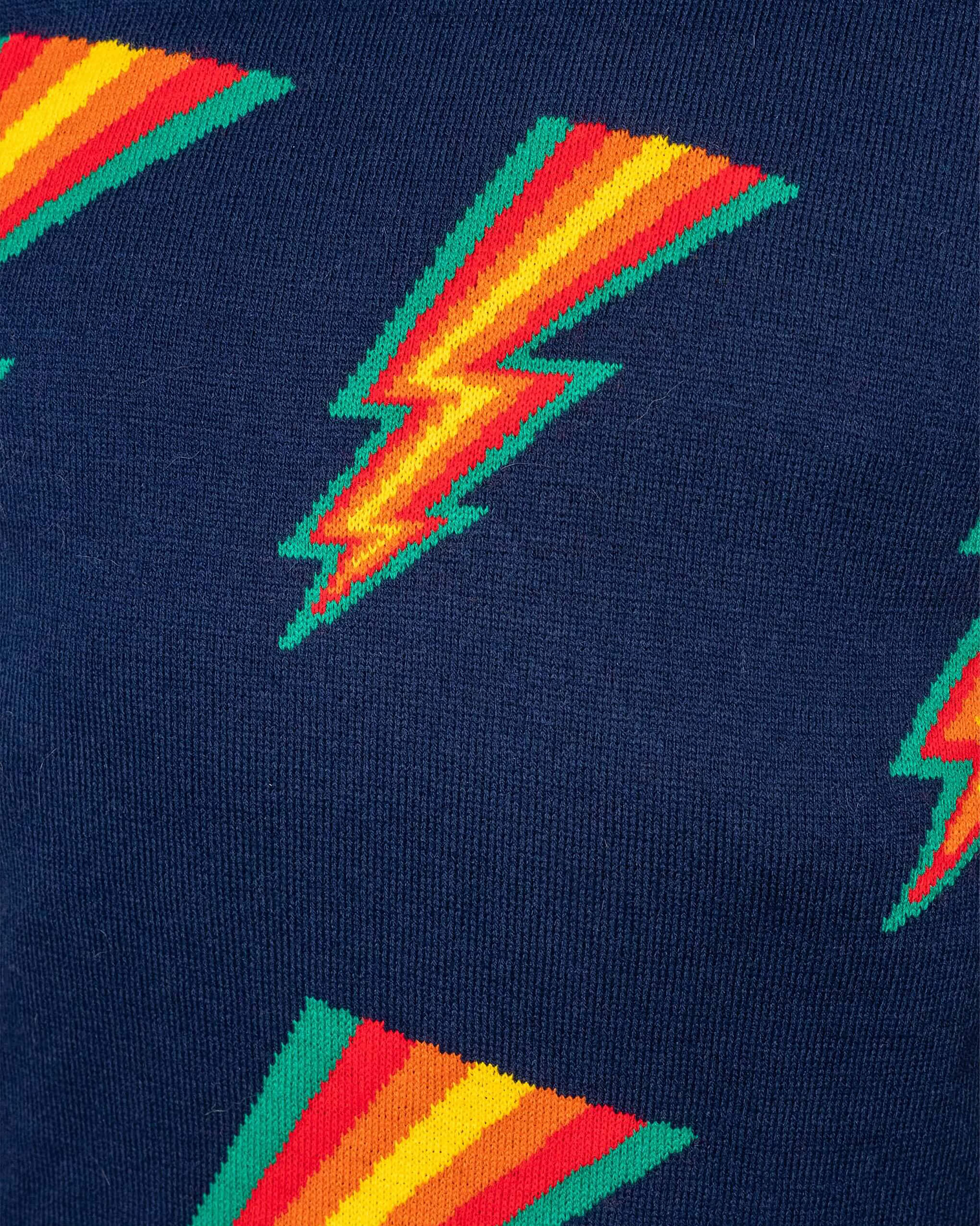 Navy Lightning Bolt Jumper Run and Fly