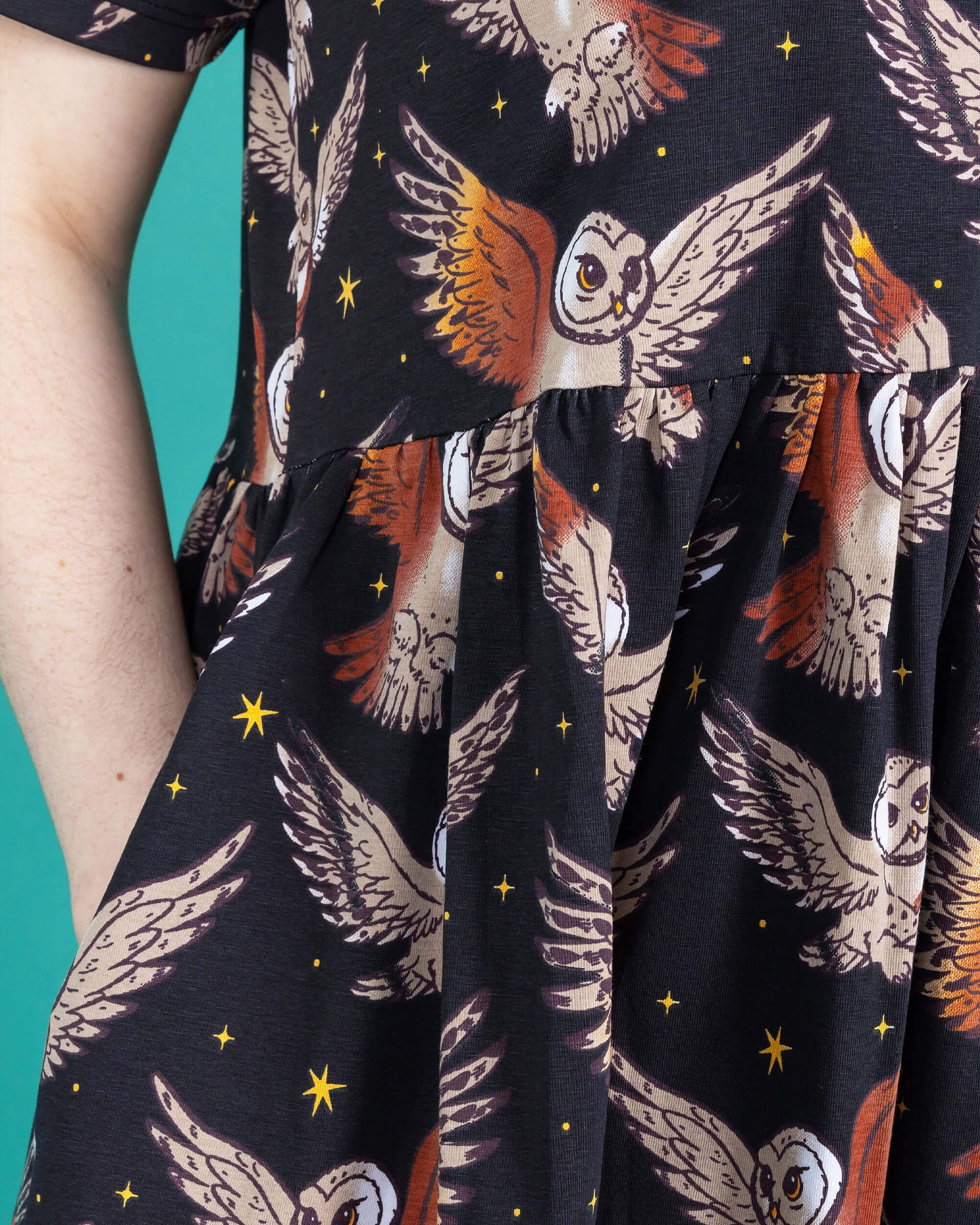 What a Hoot Owl Oversized Smock Dress Run and Fly What a Hoot Owl Oversized Smock Dress Run and Fly