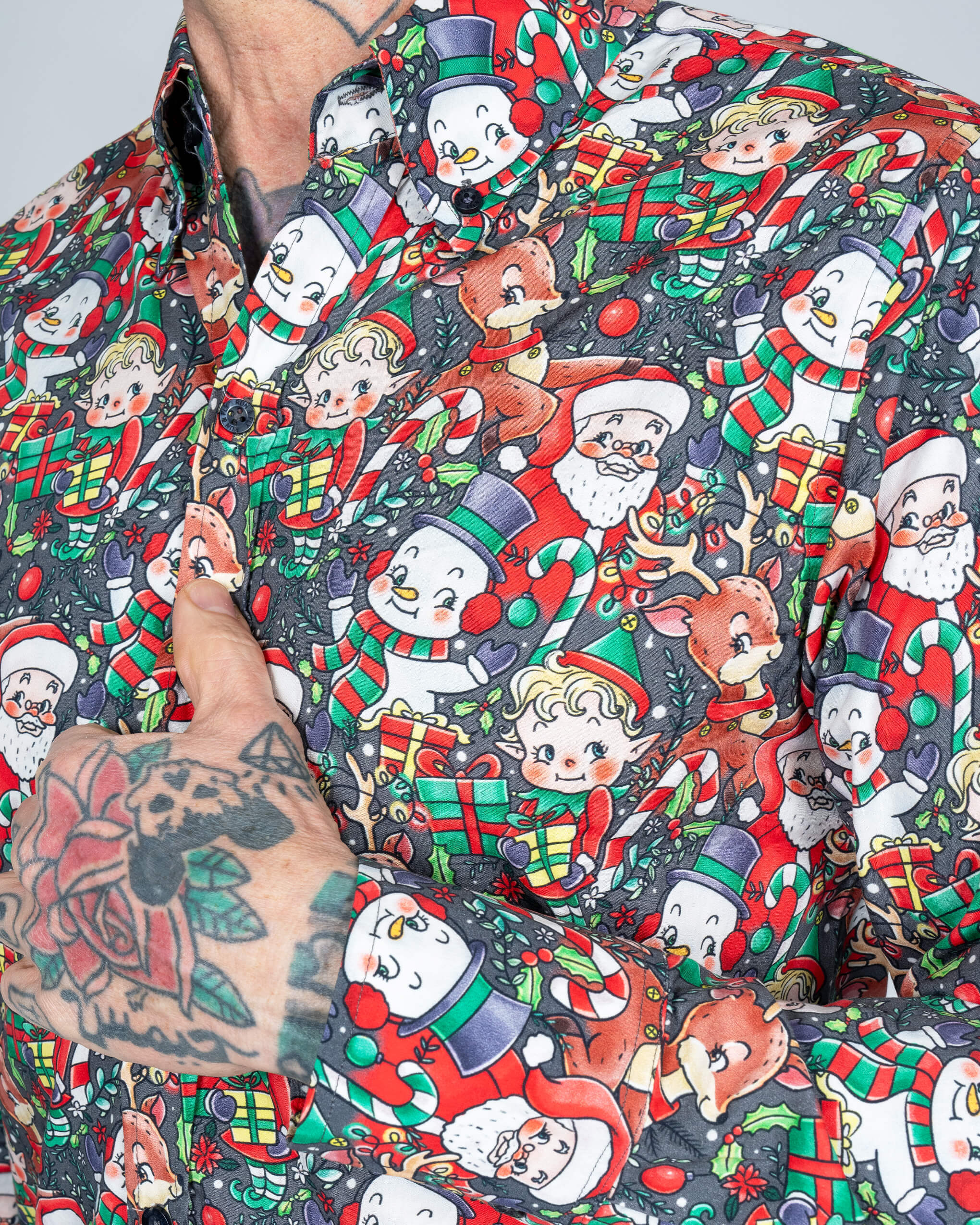 christmas dress shirt Festive: Christmas Cuties Long Sleeve Shirt – Run and Fly