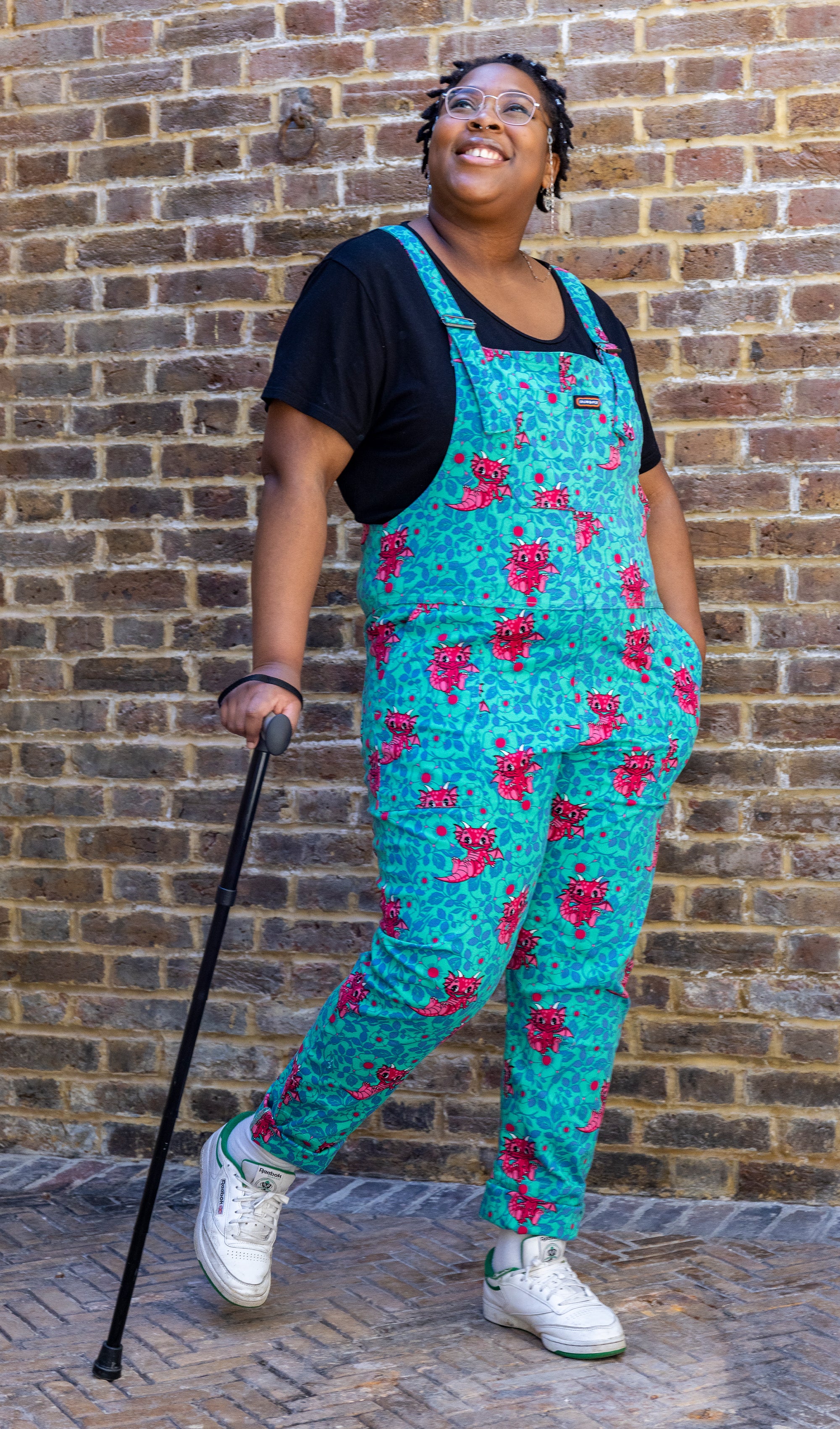 Run and fly dinosaur on sale dungarees